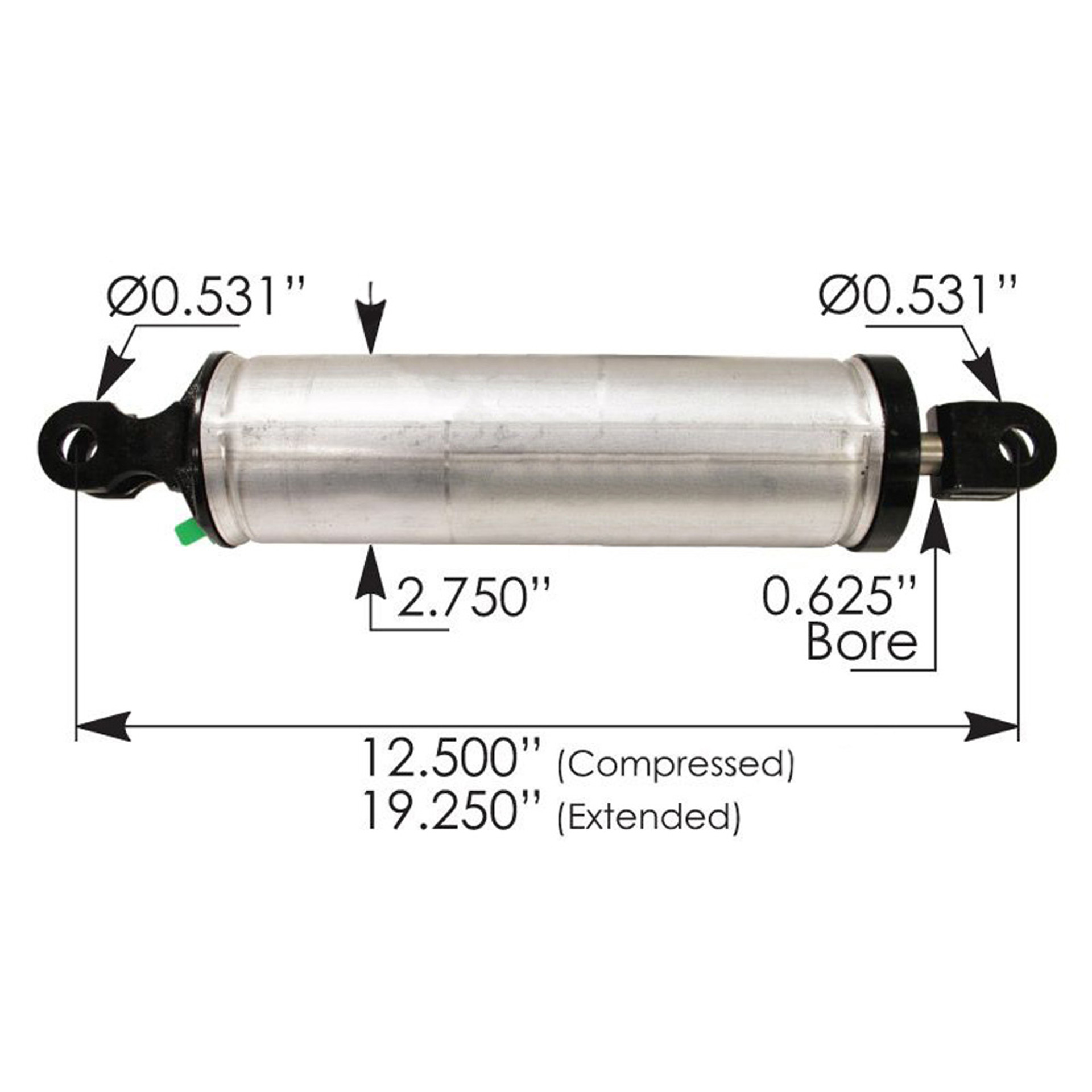 Holland FW 5th Wheel Air Cylinder XA11699 XA11699 Raney's Truck Parts