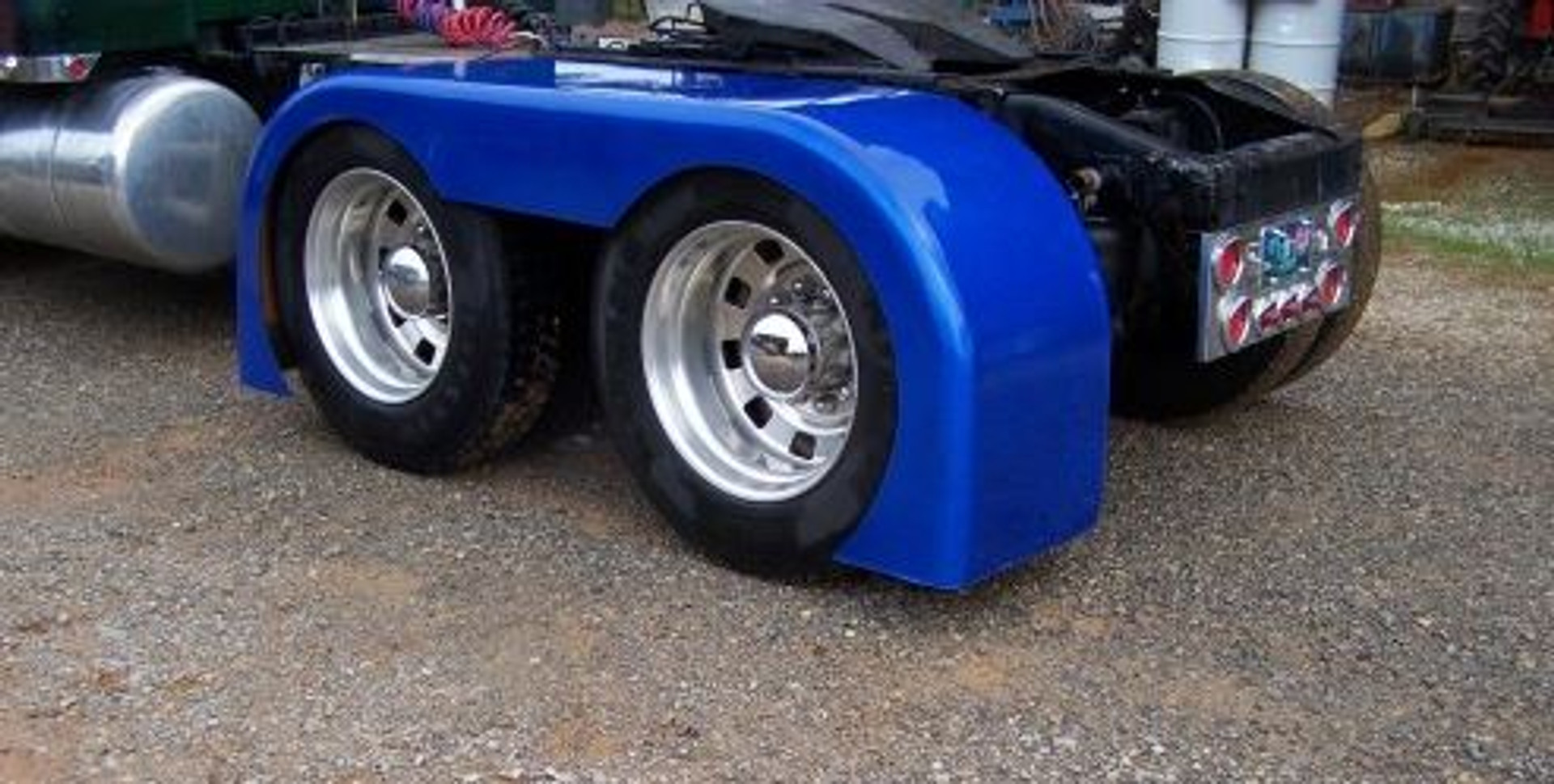 Classic Double Hump Fiberglass Rear Fenders Talladega Raney's Truck Parts