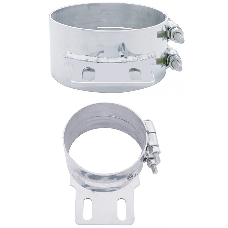 Straight Cut Exhaust Rain Cap Stainless Steel Raney's Truck Parts