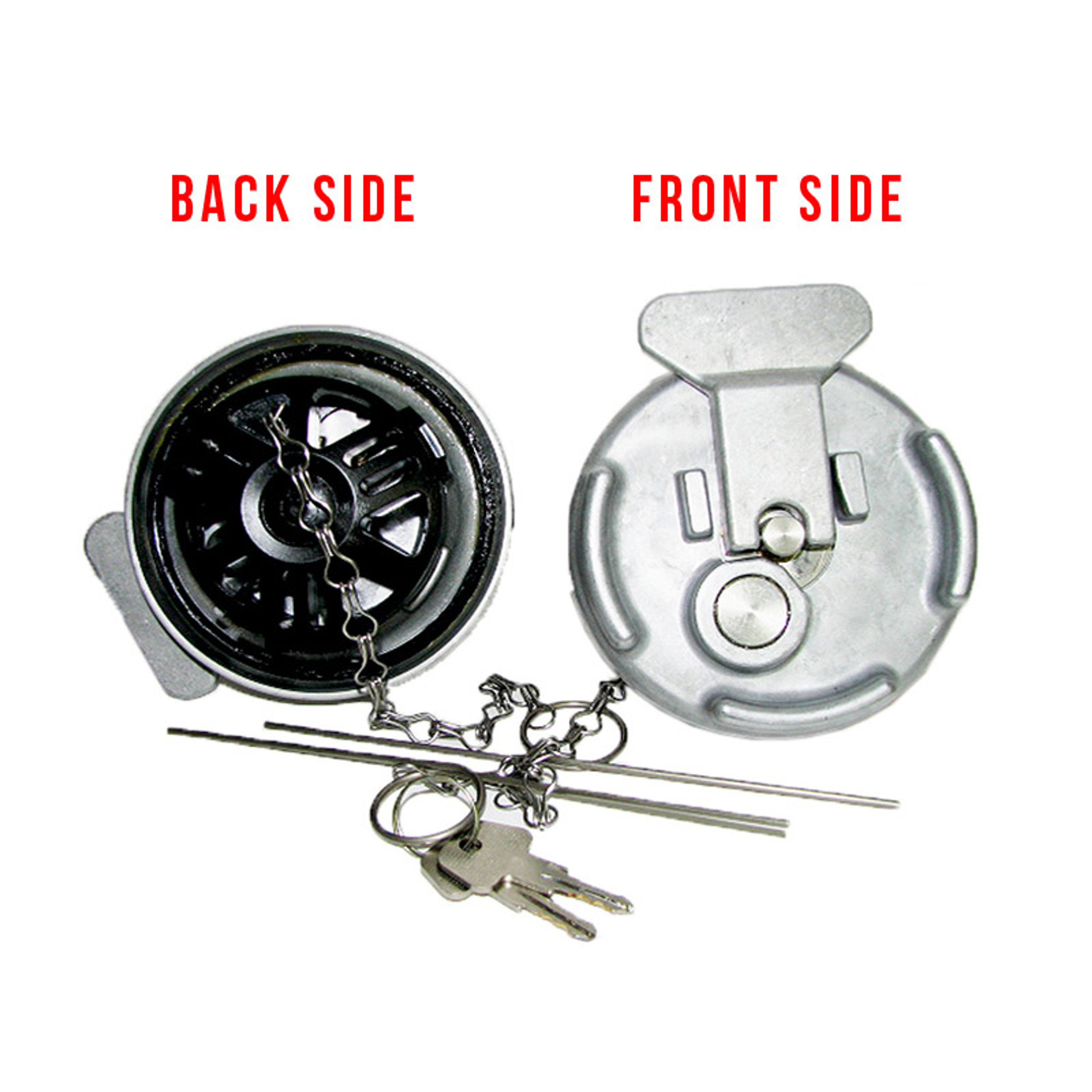 Lifetime Chrome Billet Peterbilt Fuel Cap Cover for THandle Raney's