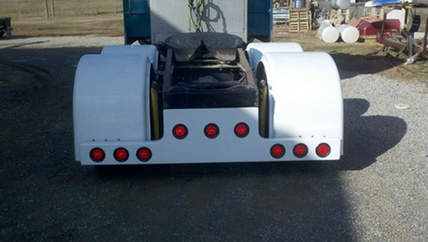 Classic Double Hump Fiberglass Rear Fenders Talladega Raney's Truck Parts