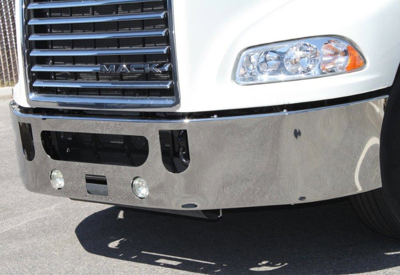 Mack Pinnacle CXU Bumper Set Back Axle By Valley Chrome Raney's Truck