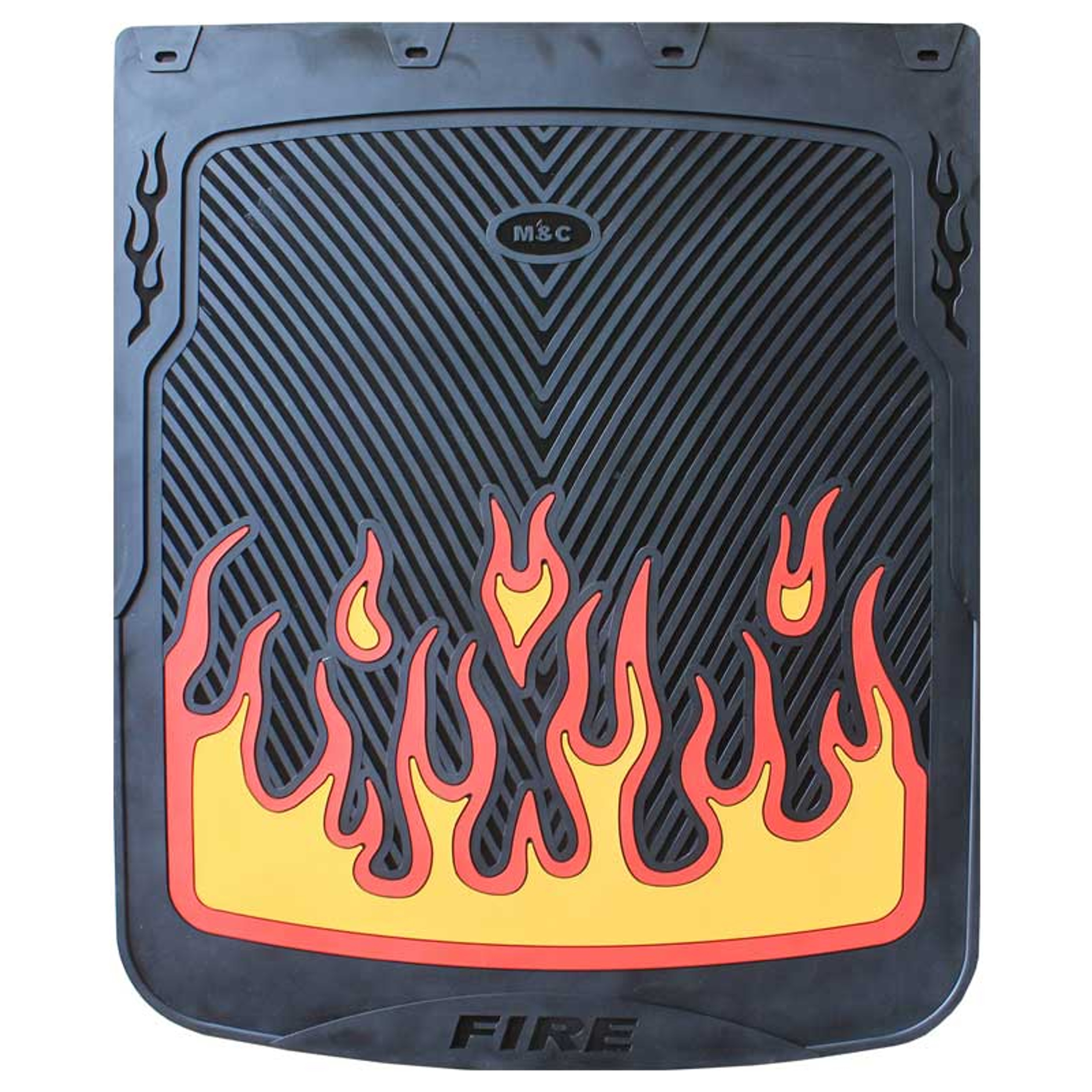 Flat Rubber Mud Flaps (Pair) Raney's Truck Parts