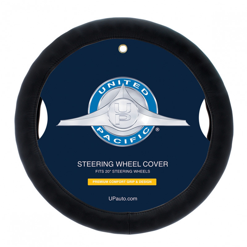 Universal 18" Dark Brown Leather Steering Wheel Cover Raney's Truck Parts