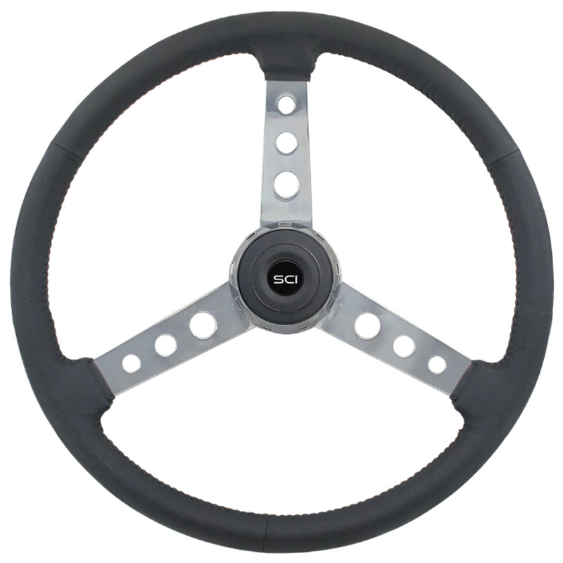TTS 2-Spoke Steering Wheel With Hub – Kenworth, Western Star, Freightliner, Mack, Eagle