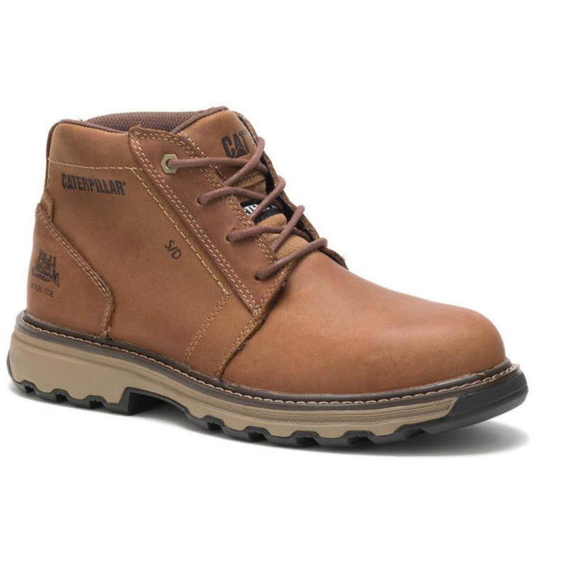 Mens Revolver Steel Toe Trucker CAT Work Boots Raney's Truck Parts