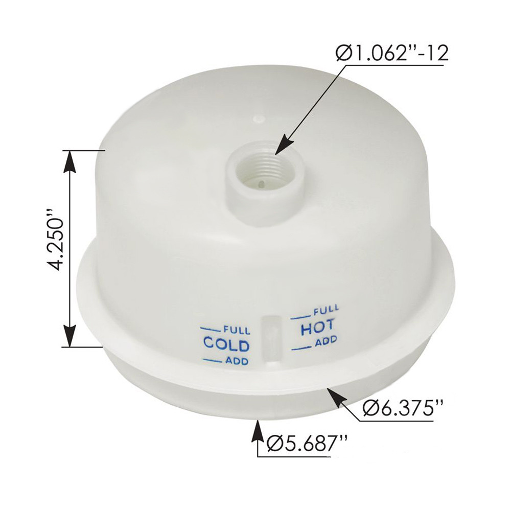 Freightliner Power Steering Reservoir Cap 1417928000 Raney's Truck Parts