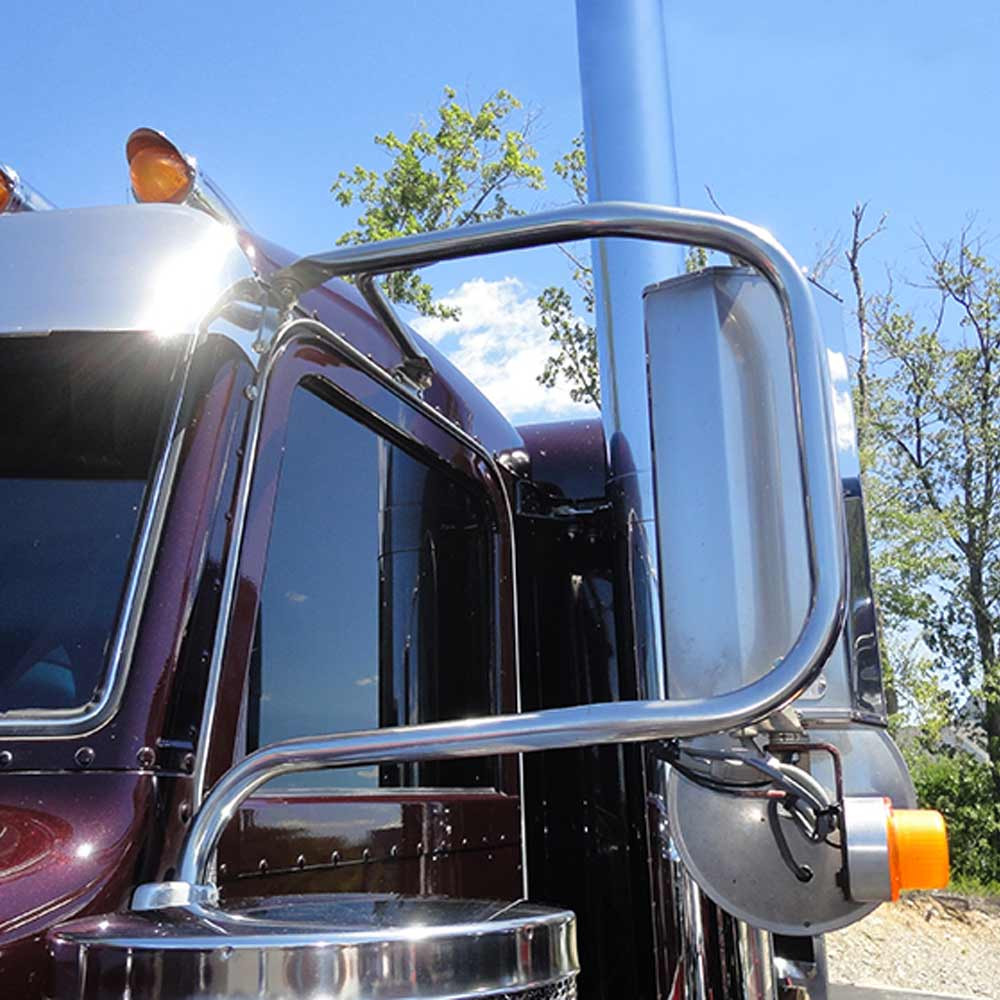 RETRAC | 8" x 5" Stainless Steel Light-Duty Truck Mirror Head