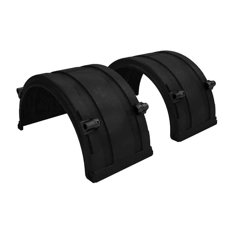 Minimizer Poly Truck Fenders Black 19.5" Wheels 1900 Series Raney's