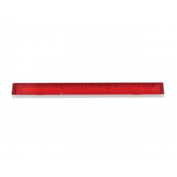 Rectangular Quick Mount Red Reflector Side Rectangular Quick Mount Red Reflector Side