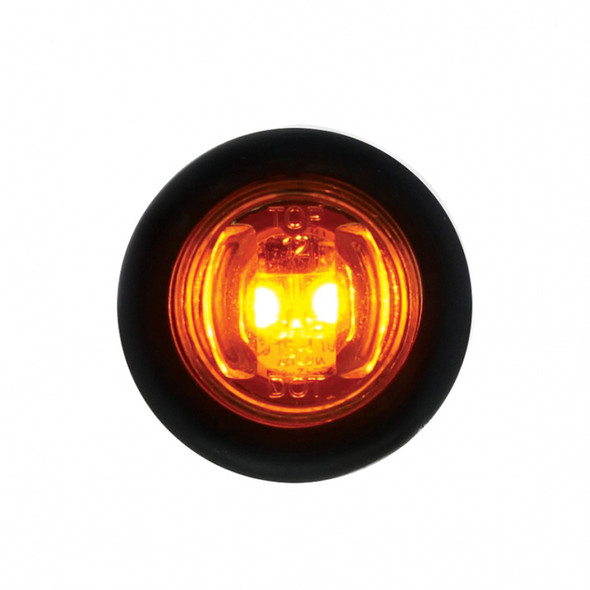 Mini Button 3/4" LED Marker Light With Grommet Raney's Truck Parts