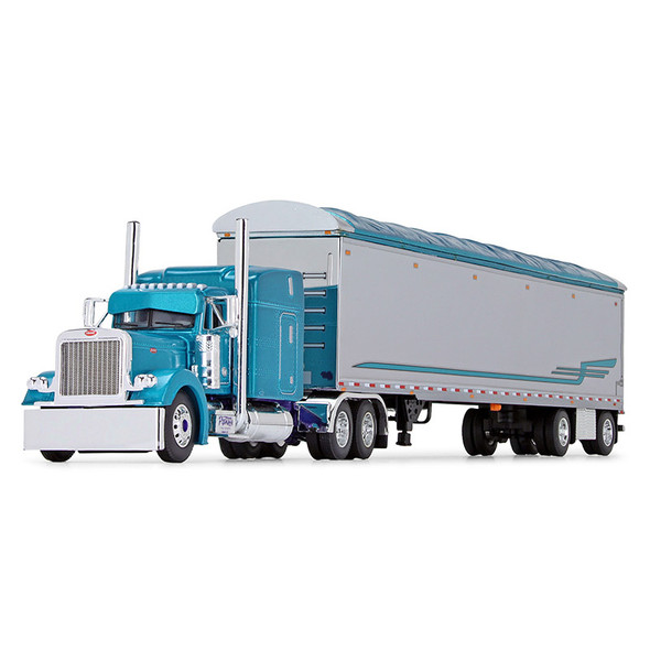 Pyskaty Bros. Trucking #34 Peterbilt Model 379 Sleeper With Trailer 1/64 Scale - Front Side View Pyskaty Bros. Trucking #34 Peterbilt Model 379 Sleeper With Trailer 1/64 Scale - Front Side View