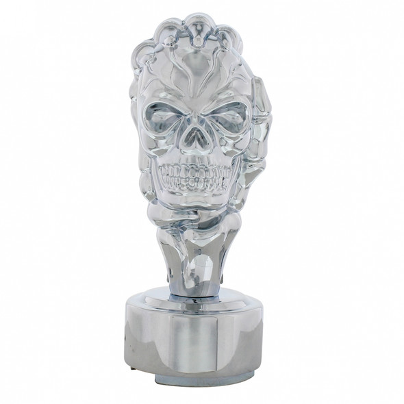Skull Biker Gearshift Knob With 13/15/18 Speed Adapter