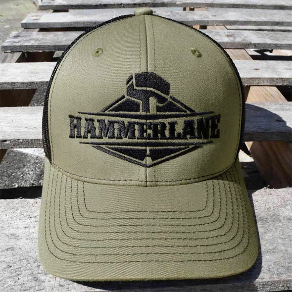 Snapback Army Green Hammer Lane Trucker Hat