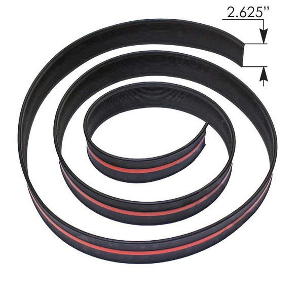 4" Wide 12 Foot Roll FREE SHIPPING!! Fuel Tank Strap Rubber Backing