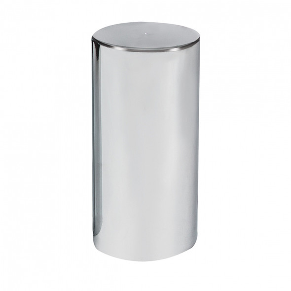 60 Pack Chrome 33mm Tall Cylinder Nut Covers Single View