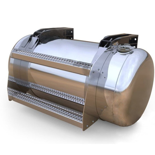 Peterbilt fuel tank covers set of 2 Quilted Black size 26" with 6" belt