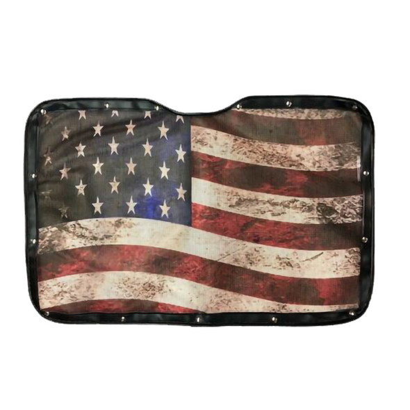 Kenworth W900L Custom Bug Screen - Raney's Truck Parts