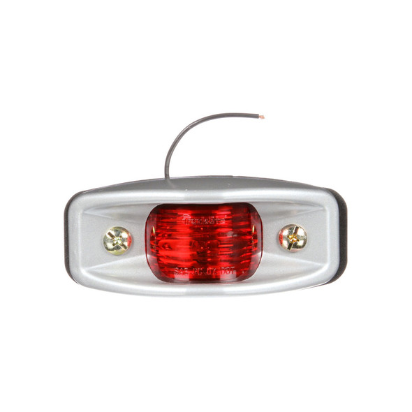 26 Series Red Rectangular Marker Clearance Light - Front