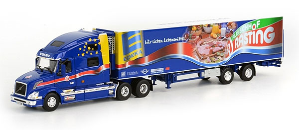 Rasting Volvo VN 780 With 2-Axle Thermo King Reefer Trailer 1/50