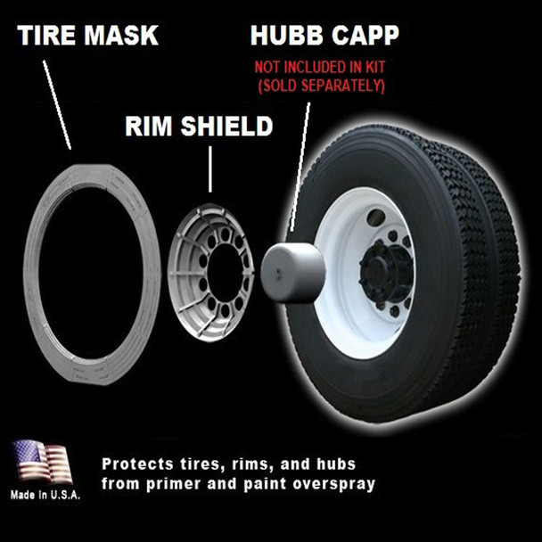 Tire Masking Ring & Painting Kit