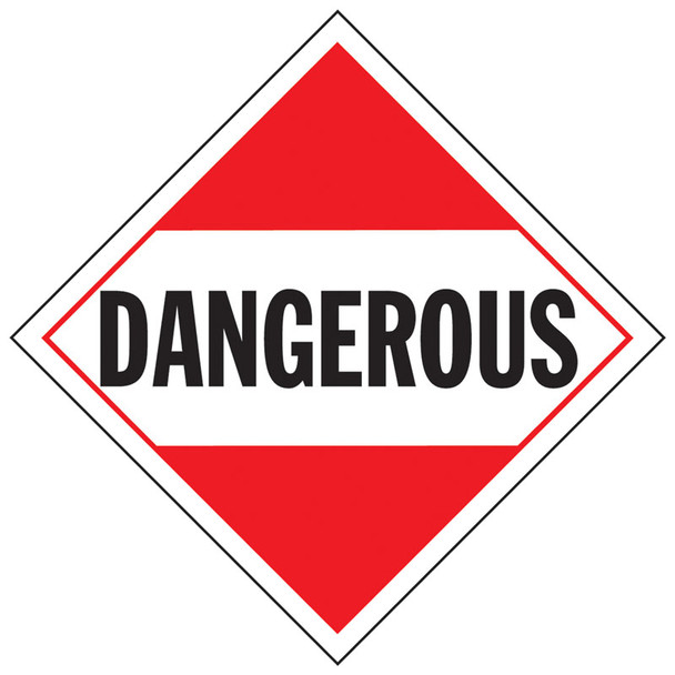 Dangerous Placard Sign