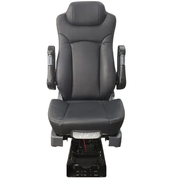 Prime TC300 Series Air Ride Suspension Genuine Leather Truck Seat With Arm Rests - Default