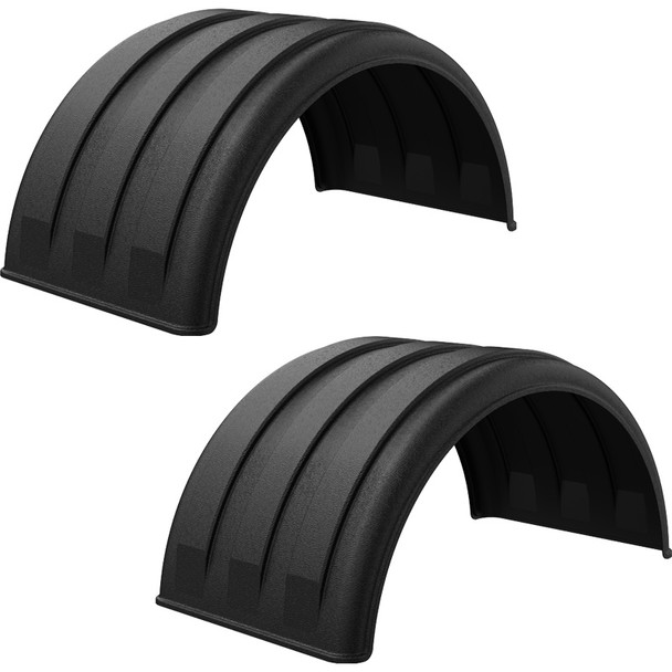 Minimizer Poly Truck Fenders Black 1600 Series For 16.5 Wheels