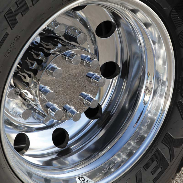 Lifetime Chrome Rear Axle Cover With Top Hat Style Nut Covers - Raney's ...