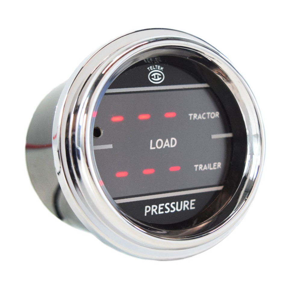 Truck Dual Display Load Pressure Tractor & Trailer TelTek Gauge Raney