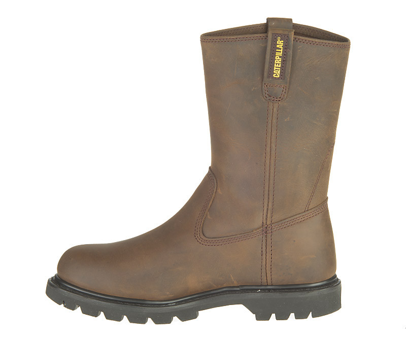 Mens Revolver Steel Toe Trucker CAT Work Boots Raney's Truck Parts