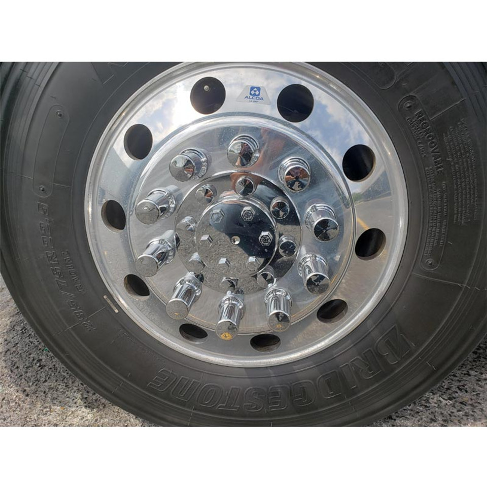 Chrome Front And Rear Axle Wheel Cover Set For Semi Ghana