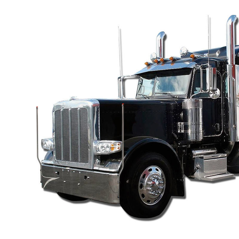Peterbilt 370 380 Series W/O Fender Flares LED Bumper Guide Raney's