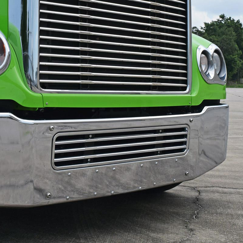 Freightliner Coronado Chrome Plated Bumper 19" to 17" By Valley Chrome