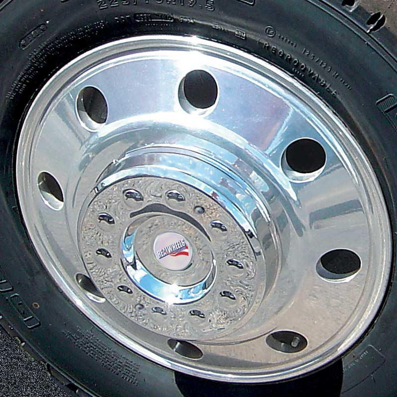 Ford F550 F450 Lug Nut Covers & 19.5" Center Cap Wheel Hub Covers