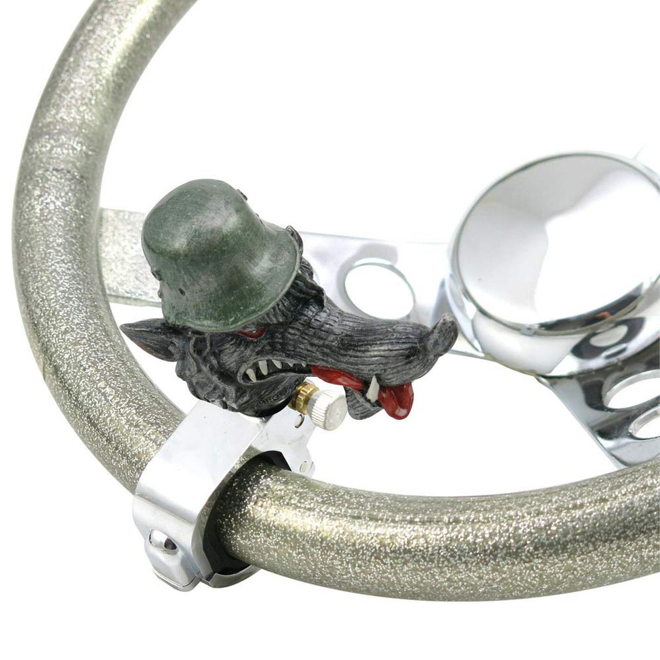 Universal Chrome Skull Steering Wheel Spinner Raney's Truck Parts