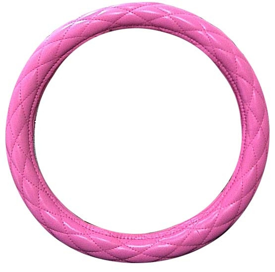 18" Diamond Cushion Pink Steering Wheel Cover Raney's Truck Parts