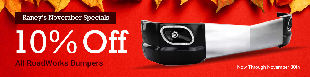 Roadworks Bumper November Special