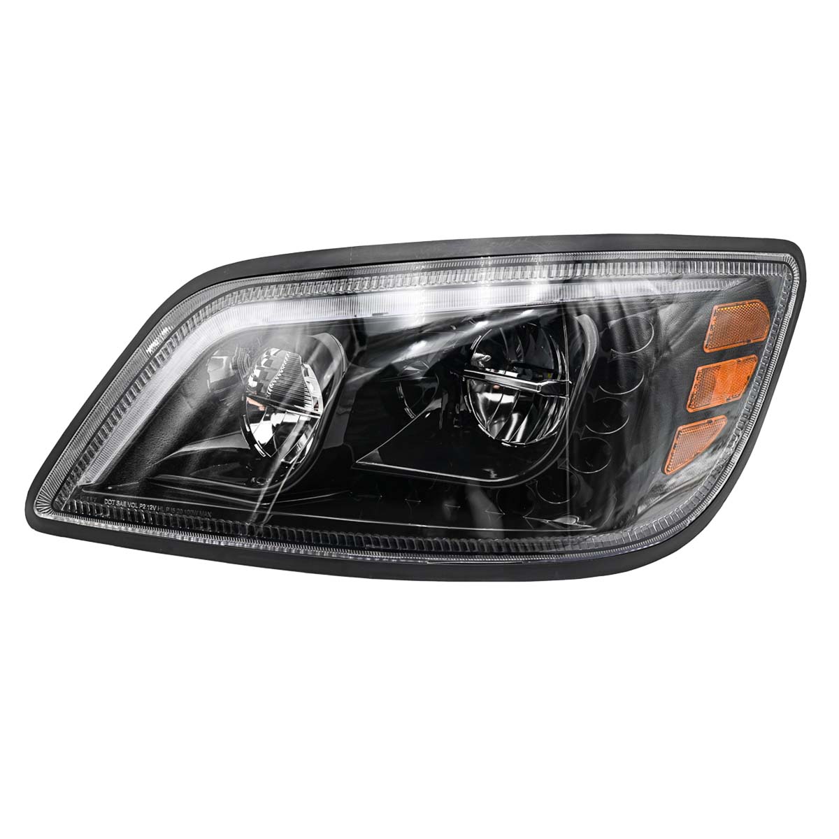 Hino Full High-Low LED Blackout Headlight Assembly | Raney's