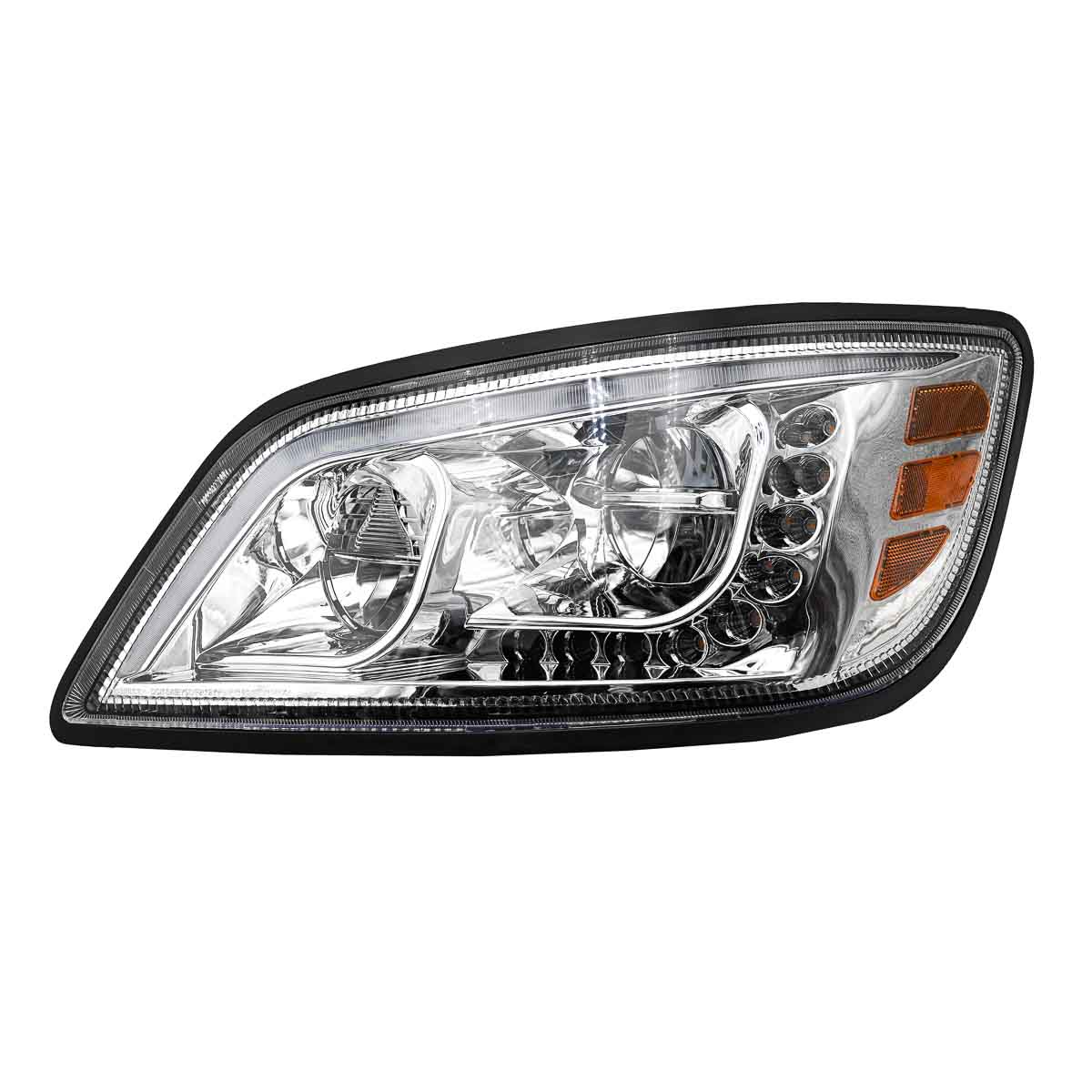Hino Full High-Low LED Chrome Headlight Assembly | Raney's