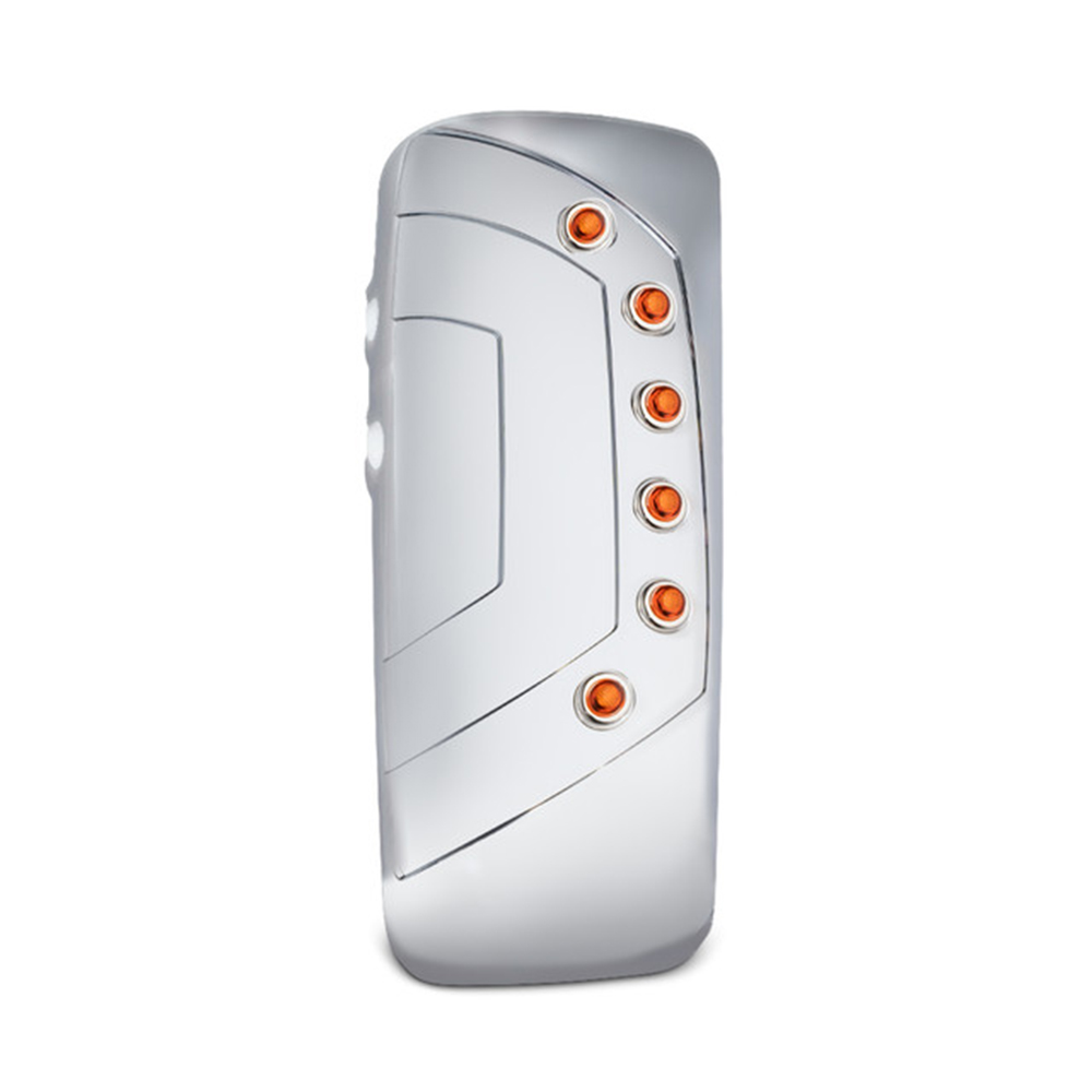 Kenworth T680 T880 Chrome Mirror Cover With 6-3/4