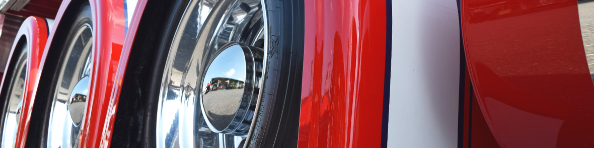 Semi-Truck Hubcaps and Wheel Covers Banner