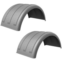 Minimizer 2260 Series Diamond Plate Silver Fenders