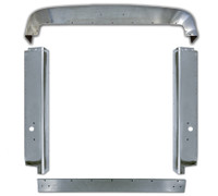 Peterbilt 378 379 Grill Surround Trim Set Stainless Short Hood