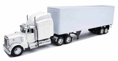 Peterbilt 389 Day Cab With ERMC 4-Axle Hydra-Steer Trailer