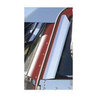 Peterbilt 359 379 362 Window Air Deflectors Close Up