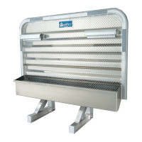 Dyna Light Security Headache Rack With Chain Racks & Full Bottom Tray