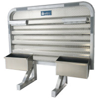 Dyna Light Security Headache Rack With Chain Racks & 24" Trays 