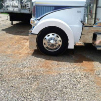 Peterbilt 389 Fiberglass Low Cut Front Fenders Talladega On Truck