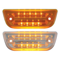 Peterbilt 579 & Kenworth T680 T770 T880 LED Rectangular Cab Light Amber Lens Clear Lens